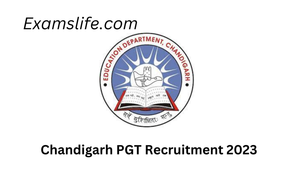 Chandigarh PGT Recruitment 2023 Admit Card
