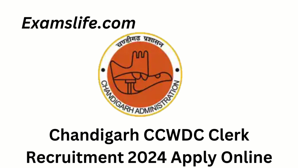 Chandigarh CCWDC Clerk Recruitment 2024 Apply Online